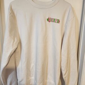 Bioworld Crewneck Sweatshirt with Green & Pink Wicked Logo